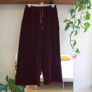 WildFang Velvet Wide Leg Pants